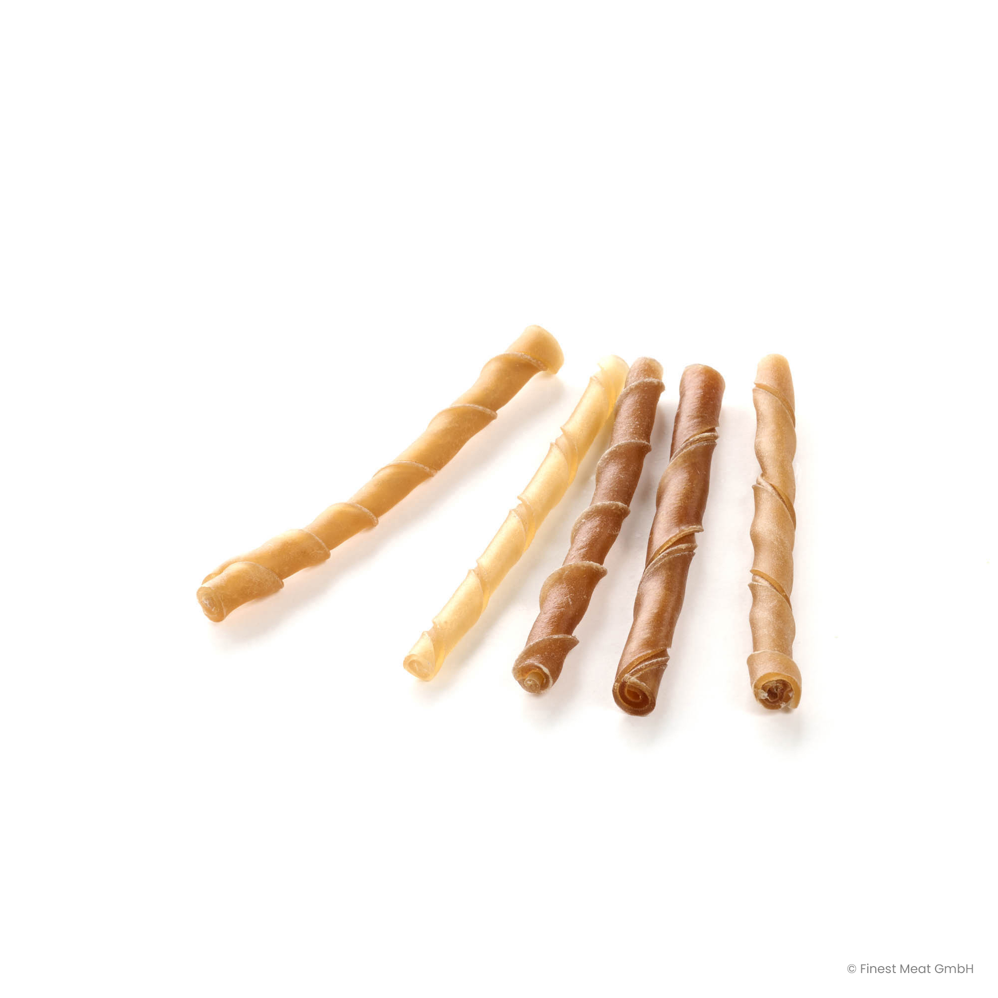Rinder-Kausticks 9–10 mm gedreht für Hunde 100% Rind